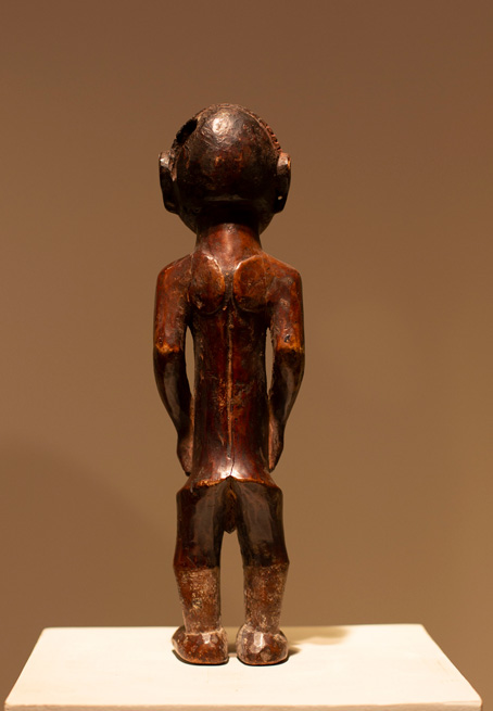 Antiquités africaines | Statue Tshokwe - République démocratique du Congo |Patine arrière