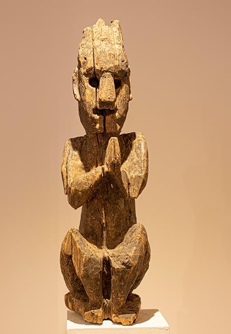 Antiquités Asiatiques | Statue Basses montagnes - Népal | Face  