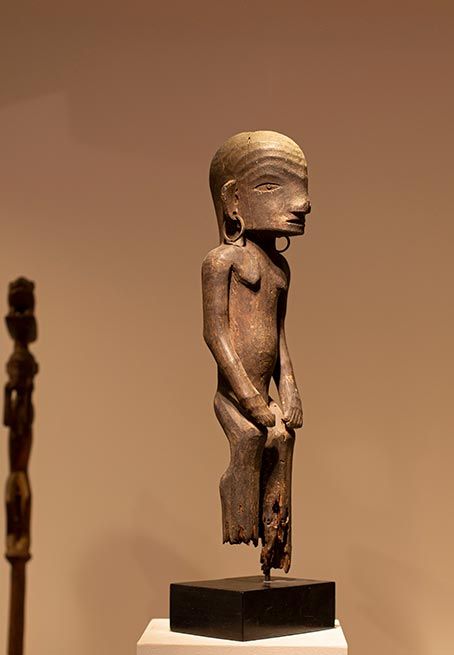 Antiquités Asiatiques | Statue Bulul - Philippines | Profile gauche  