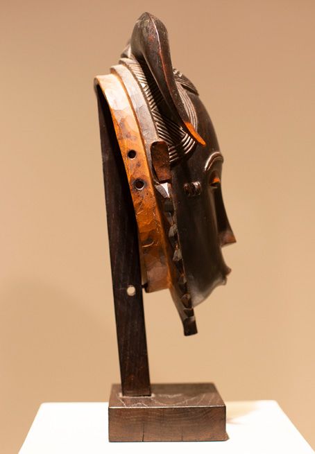 Masque Yaouré Côte d'ivoire - Profil droite