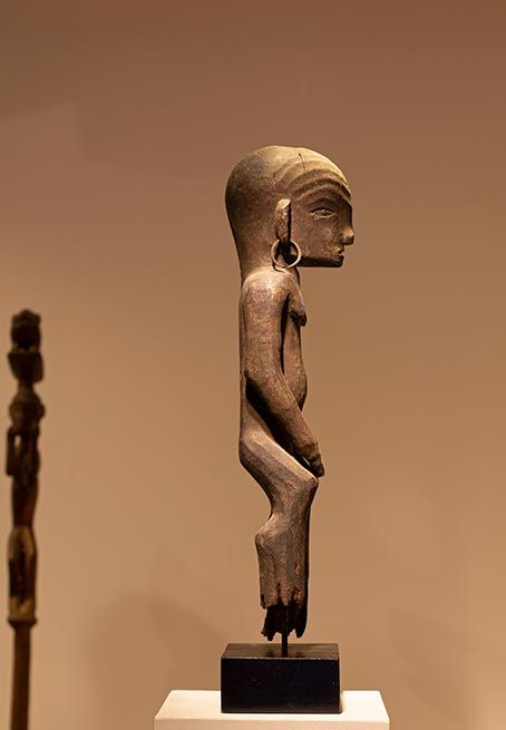 Antiquités Asiatiques | Statue Bulul - Philippines | Profile droite  