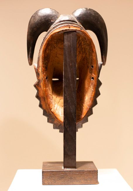 Masque Yaouré Côte d'ivoire - Arrière