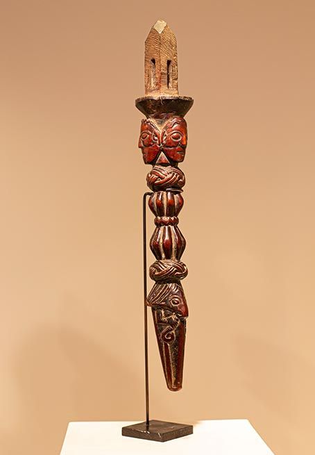 Antiquités Asiatiques | Manche à tambour Diangra  | Népal