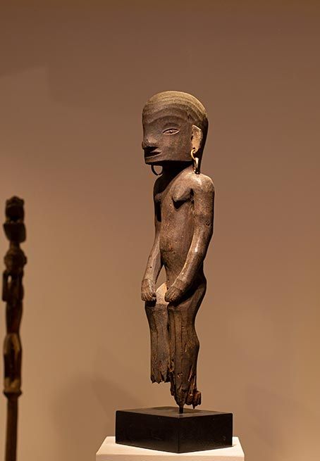 Antiquités Asiatiques | Statue Bulul - Philippines | Profile droite  