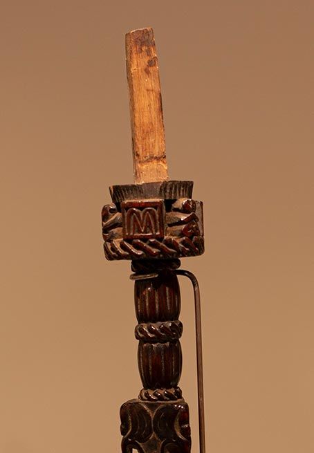 Antiquités Asiatiques | Manche à tambour Diangra  | Népal