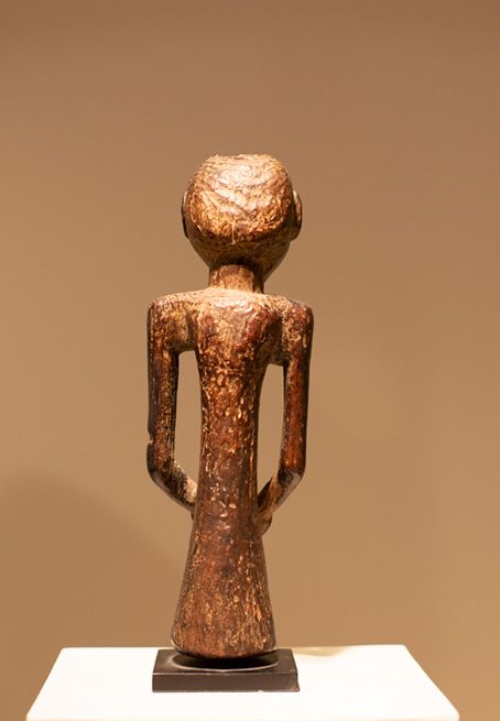 Antiquités africaines | Statue Bazikasingo pre Bembe - République démocratique du Congo |Patine arrière