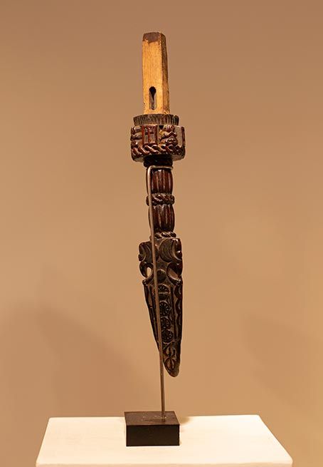 Antiquités Asiatiques | Manche à tambour Diangra  | Népal