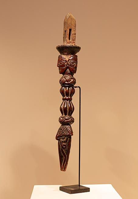 Antiquités asiatique | Manche à tambour Diangra  |  Népal