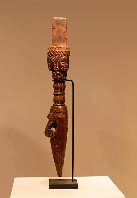 Antiquités Asiatiques | Manche à tambour Diangra  | Népal