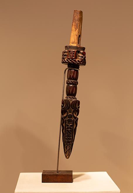 Antiquités Asiatiques | Manche à tambour Diangra  | Népal