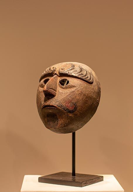 Antiquités Amériques | Masque de carnaval - Guatemala | Trois quart  