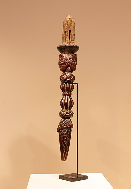 Antiquités Asiatiques | Manche à tambour Diangra  | Népal