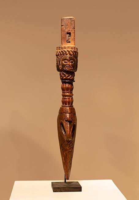 Antiquités asiatique | Manche à tambour Diangra  |  Népal