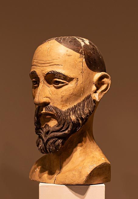 Antiquités Asiatiques | Statue Christ de procession - Philippines | Profile droite  