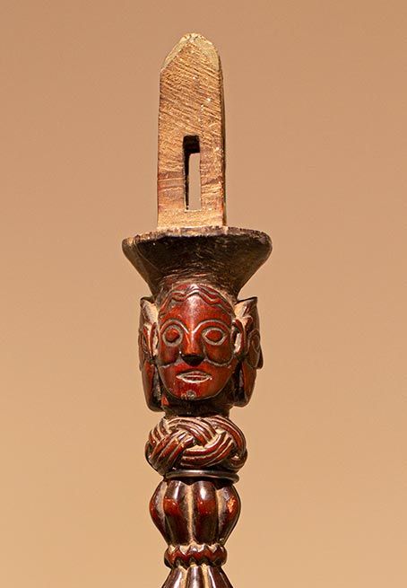 Antiquités Asiatiques | Manche à tambour Diangra  | Népal